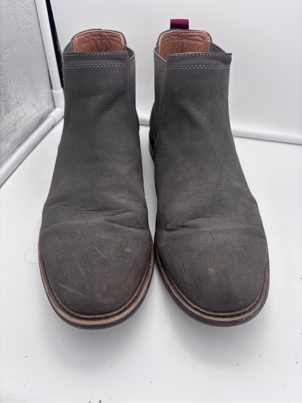 Steve Madden Men's Gray Suede Chukka Boots